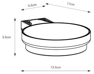 Markslöjd 108952 - Lampă solară de perete LED reglabilă FRAME, 2 W, 4000 mAh, IP44