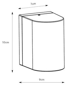 Markslöjd 109108 - Aplica LED ALOR pentru exterior, dimmabilă, 4,9 W, 230 V, IP65, maro