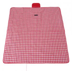 Patura pentru picnic Red Plaid, Heinner, 145x200 cm, poliester, rosu/alb