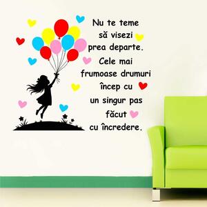 Sticker perete Nu te teme sa visezi