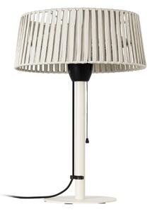 Încălzitor de masă Pyravo, bej, aluminiu, înălțime 70 cm, IP44 - Lucande Lucande, Pyravo, Bej, Metal, Modern