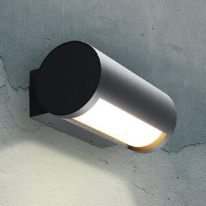 Heitronic Timor LED în aer liber lumina de perete, lumină reglabilă, Negru, Metal, Modern