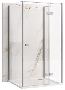 Rea Atlas, cabină de duș 80 (ușă) x 80 (perete), partea dreaptă, sticlă transparentă 6 mm, profil cromat, KPL-K4763