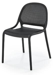 Scaun de gradina K532, negru, polipropilena, 50x56x80 cm