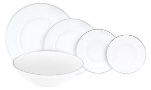Set veselă cu 38 de piese din porțelan Villa Altachiara Platinum Chic, alb
