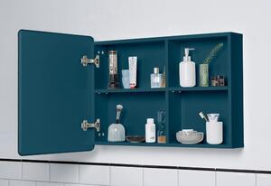 Dulap baie de perete cu oglindă Tom Tailor Color Bath Large, albastru închis