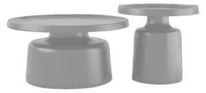 Set măsuțe de cafea rotunde Nova, diametru 70 cm si 50 cm - Grey