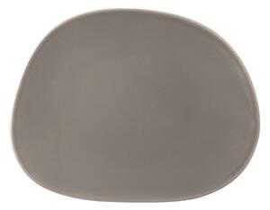 Farfurie din porțelan pentru desert Villeroy & Boch Like Organic, 21 cm, gri