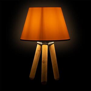 Veioza PWL-1071, textil si MDF, D22x32 cm