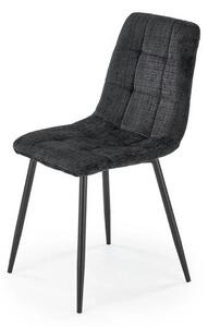 Scaun K547, negru, stofa clasica/metal, 45x53x87 cm