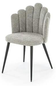 Scaun K552, gri/negru, stofa clasica/metal, 53x53x83 cm