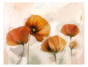 Tapet în format mare Artgeist Vintage Poppies, 400 x 309 cm