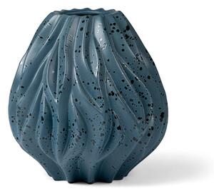 Vază din porțelan Morsø Flame, înălțime 23 cm, albastru