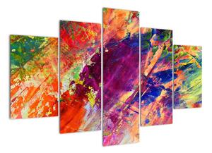 Tablou abstract în culori (150x105cm)
