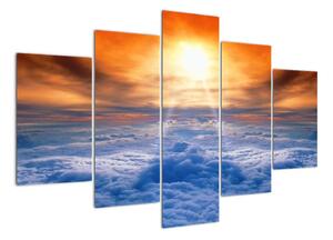 Tablou modern - soarele deasupra norilor (150x105cm)