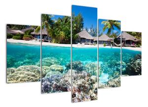 Marea în tropice - tablou (150x105cm)