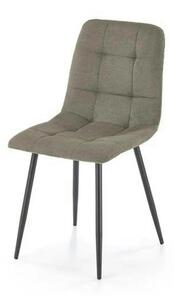 Scaun K560, verde/negru, stofa clasica/metal, 45x53x88 cm