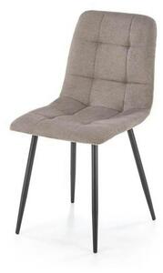 Scaun K560, gri/negru, stofa clasica/metal, 45x53x88 cm