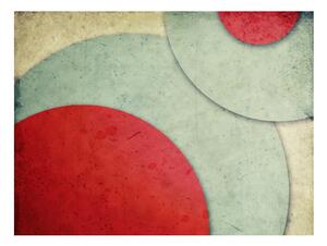 Tapet în format mare Artgeist Retro Circles, 200 x 154 cm