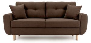 Canapea Fixă 2 locuri HELSINKI, 190x90x81 cm, Maro