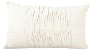 Pernă decorativă din bumbac PT LIVING Wave, 50 x 30 cm, alb
