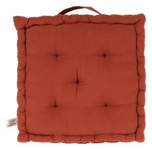 Pernă cu mâner pentru scaun Tiseco Home Studio, 40 x 40 cm, maro-portocaliu