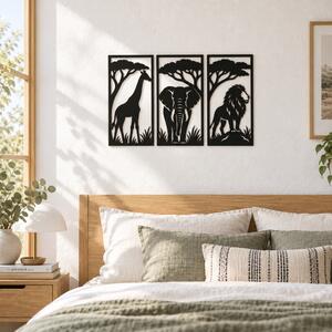 Safari Dreams – Set 3 decorațiuni de perete 40 x 19 cm | NOOT