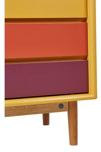 Comodă Tom Tailor Color Box, 114 x 80 cm, galben muștar