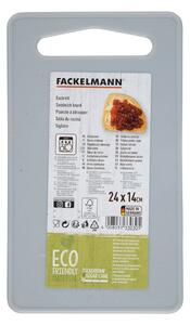 Tocător din plastic Fackelmann Eco, 23,6 x 13,8 cm, gri