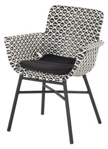 Pernă de grădină pentru scaun Hartman Casual, 43 x 40 cm, negru