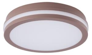Brilagi - Lampă LED de exterior cu senzor BENE LED/24W/230V pr. 26 cm maro IP54