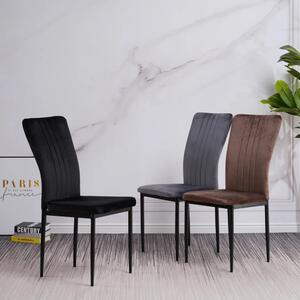 Scaun tapițat cu material catifea DC-2132