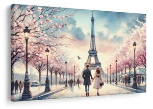 Tablou iubire sub Turnul Eiffel