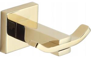Mexen Vane cuier dublu pentru prosoape, Aurie - 7020935-50