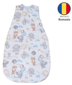 Sac de dormit bebe 3-12 luni Kidizi Tiny Adventures, 1 tog, bumbac 100%, pentru toamna/iarna