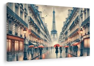 Tablou Paris într-o zi ploioasă