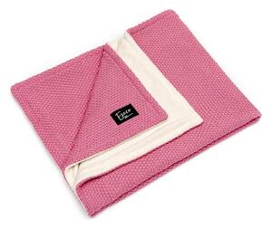 Pătură tricotată pentru copii ESECO Winter, 80 x 100 cm, roz
