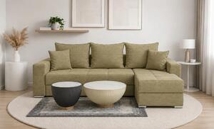 Colțar Extensibil Claudia XXS Memory Verde Olive - Aragon 35 Interschimbabil