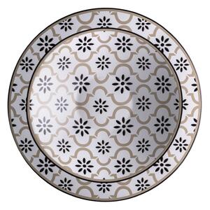 Farfurie adâncă din gresie ceramică Brandani Alhambra, ø 30 cm