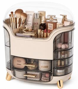 Organizator Pufo Make Up cu sertare pentru machiaj, bijuterii si produse cosmetice