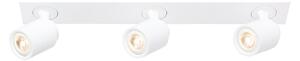 Freelight Spot de plafon Razza, alb, lungime 61 cm, 3 lumini, metal, reglabil, Alb, Camera de zi / sufragerie, Metal, Modern