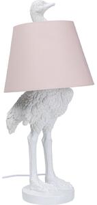Veioza Animal Ostrich Alba 66cm