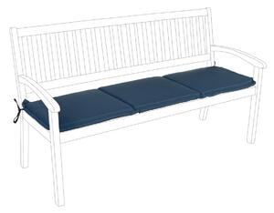Perna pentru banca de gradina 3 locuri Poly180, Bizzotto, 48 x 153 cm, poliester impermeabil, albastru