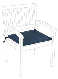 Perna pentru scaun de gradina cu brate Poly180, Bizzotto, 49 x 52 cm, poliester impermeabil, albastru