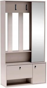 Mobilier hol SPOT, casmir, PAL laminat/metal, 100x33x191 cm