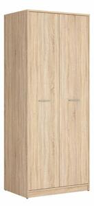 Dulap Novsore 120, Stejar Sonoma, 197x80x55cm, 55.35 kg, Uși dulap: Cu balamale, Numărul de rafturi: 1, Numărul de rafturi: 1