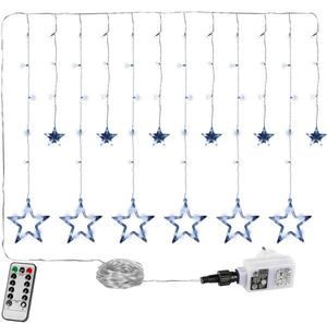 Decorațiune de Crăciun-stele strălucitoare,150 LED, alb rece