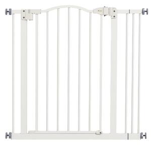 PawHut Poartă Extensibilă pentru Câini fără Șuruburi, Poartă de Siguranță Reglabilă, 94-100x94 cm, Alb | Aosom Romania