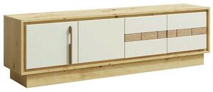 Comoda TV KEKS K4a, stejar/casmir, PAL laminat, 170x37x49 cm