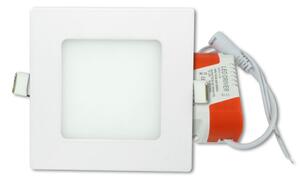 LED Panou de tavan pătrat de 6 W, alb rece